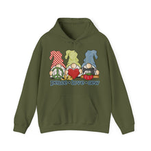 Peace, Love, Sew Gnomes Unisex Heavy Blend™ Hooded Sweatshirt