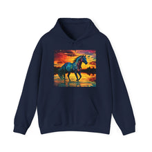 Colorful Modern Horse Unisex Heavy Blend™ Hooded Sweatshirt