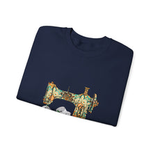 Retro Gorgeous Sewing Machine Unisex Heavy Blend™ Crewneck Sweatshirt
