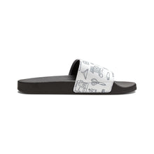 Outlined Sewing Elements Women's PU Slide Sandals