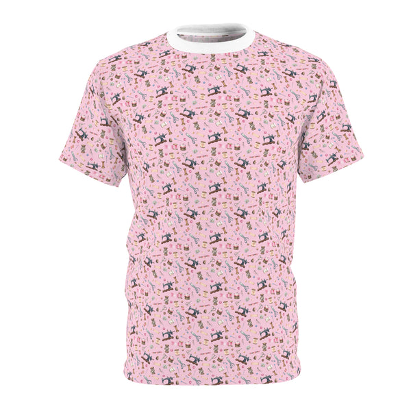 Sewing Elements Pink Unisex Cut & Sew Tee