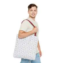 Outlined Sewing Elements Tote Bag