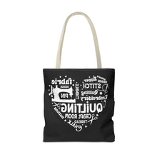 Quilting Word Cloud Tote Bag