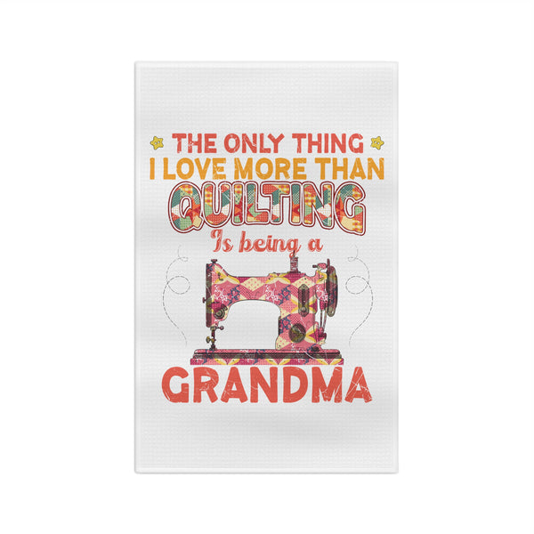 Quilting Grandma Microfiber Tea Towel