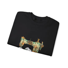 Retro Gorgeous Sewing Machine Unisex Heavy Blend™ Crewneck Sweatshirt
