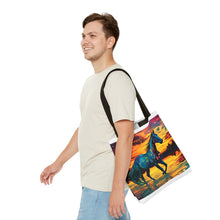 Colorful Modern Horse Tote Bag