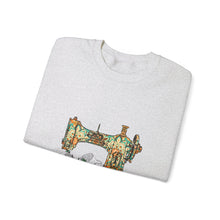 Retro Gorgeous Sewing Machine Unisex Heavy Blend™ Crewneck Sweatshirt