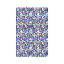 Floral Collage Pattern 2 Microfiber Tea Towel