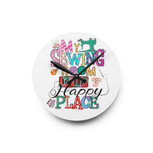 My Sewing Room Acrylic Wall Clock