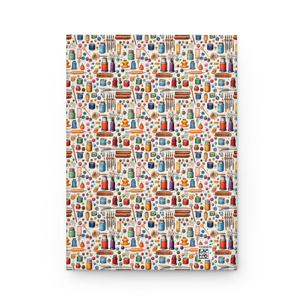 Watercolor Sewing Supplies 1 Hardcover Journal Matte