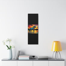 Colorful Modern Horse - Canvas Gallery Wraps - Black