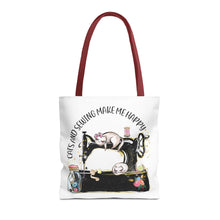 Cats and Sewing Tote Bag