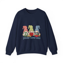 Peace, Love, Sew Gnomes Unisex Heavy Blend™ Crewneck Sweatshirt
