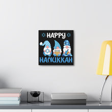 Happy Hanukkah Gnomes - Canvas Gallery Wraps