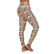 Watercolor Sewing Supplies 2 High Waisted Yoga Leggings