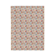 Watercolor Sewing Supplies 1 Velveteen Plush Blanket