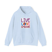 Live Love Crochet Unisex Heavy Blend™ Hooded Sweatshirt