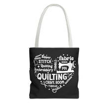 Quilting Word Cloud Tote Bag