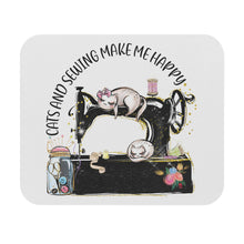 Cats and Sewing Mouse Pad (Rectangle)