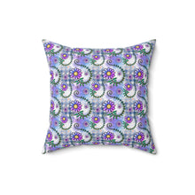 Floral Collage Pattern 2 Spun Polyester Square Pillow