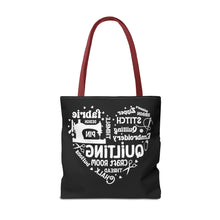 Quilting Word Cloud Tote Bag