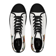 Vintage Floral Sewing Machine Women's High Top Sneakers