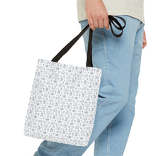 Outlined Sewing Elements Tote Bag