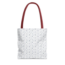 Outlined Sewing Elements Tote Bag