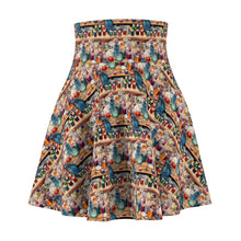 Watercolor Sewing Supplies 3 Skater Skirt