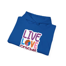 Live Love Crochet Unisex Heavy Blend™ Hooded Sweatshirt