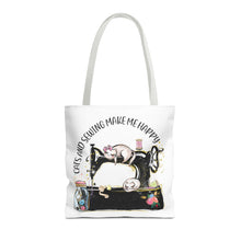 Cats and Sewing Tote Bag