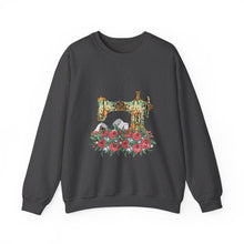 Retro Gorgeous Sewing Machine Unisex Heavy Blend™ Crewneck Sweatshirt