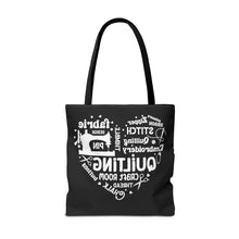 Quilting Word Cloud Tote Bag