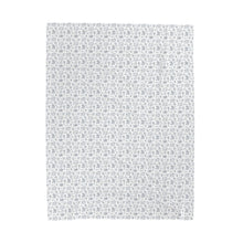 Outlined Sewing Elements Velveteen Plush Blanket