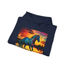 Colorful Modern Horse Unisex Heavy Blend™ Hooded Sweatshirt