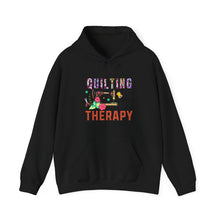 Floral Quilting is My Therapy Unisex Heavy Blend™ Hooded Sweatshirt