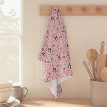 Sewing Elements Pink Microfiber Tea Towel