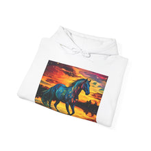 Colorful Modern Horse Unisex Heavy Blend™ Hooded Sweatshirt