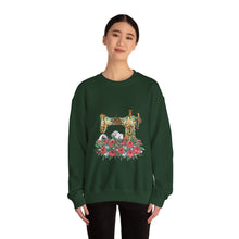 Retro Gorgeous Sewing Machine Unisex Heavy Blend™ Crewneck Sweatshirt