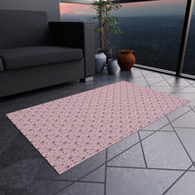 Sewing Elements Pink Outdoor Rug