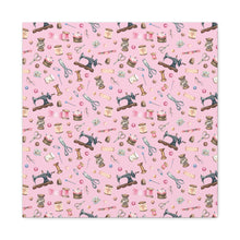 Sewing Elements Pink - Canvas Gallery Wraps