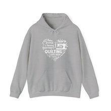 Quilting Word Cloud Unisex Heavy Blend™ Hooded Sweatshirt