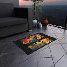 Colorful Modern Horse Outdoor Rug