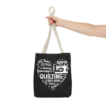 Quilting Word Cloud Tote Bag