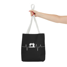 Sewing Machine Heart Beat Sewing Tote Bag