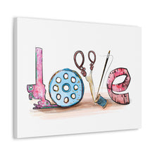 Sewing Love - Canvas Gallery Wraps