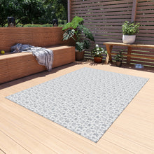 Outlined Sewing Elements Outdoor Rug