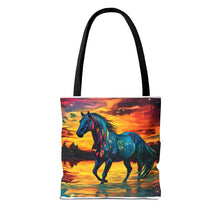 Colorful Modern Horse Tote Bag