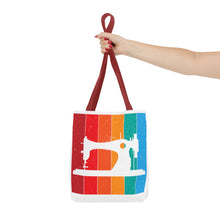 Retro Sewing Machine Tote Bag