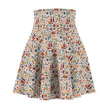 Watercolor Sewing Supplies 1 Skater Skirt